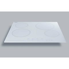 Summit 24" Wide 230V 4-Burner Radiant Cooktop w/ 4 Elements, Hot Surface Indicator, ADA Compliant, ETL Safety Listed, Schott Ceran Glass, Residual Heat Indicator Light, Digital Touch Controls - CR4B23T