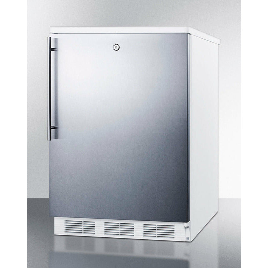 Summit 24" Wide Built-In Refrigerator-Freezer - CT66LWBISSH