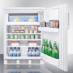 Summit 24" Wide Built-In Refrigerator-Freezer - CT66LWBI