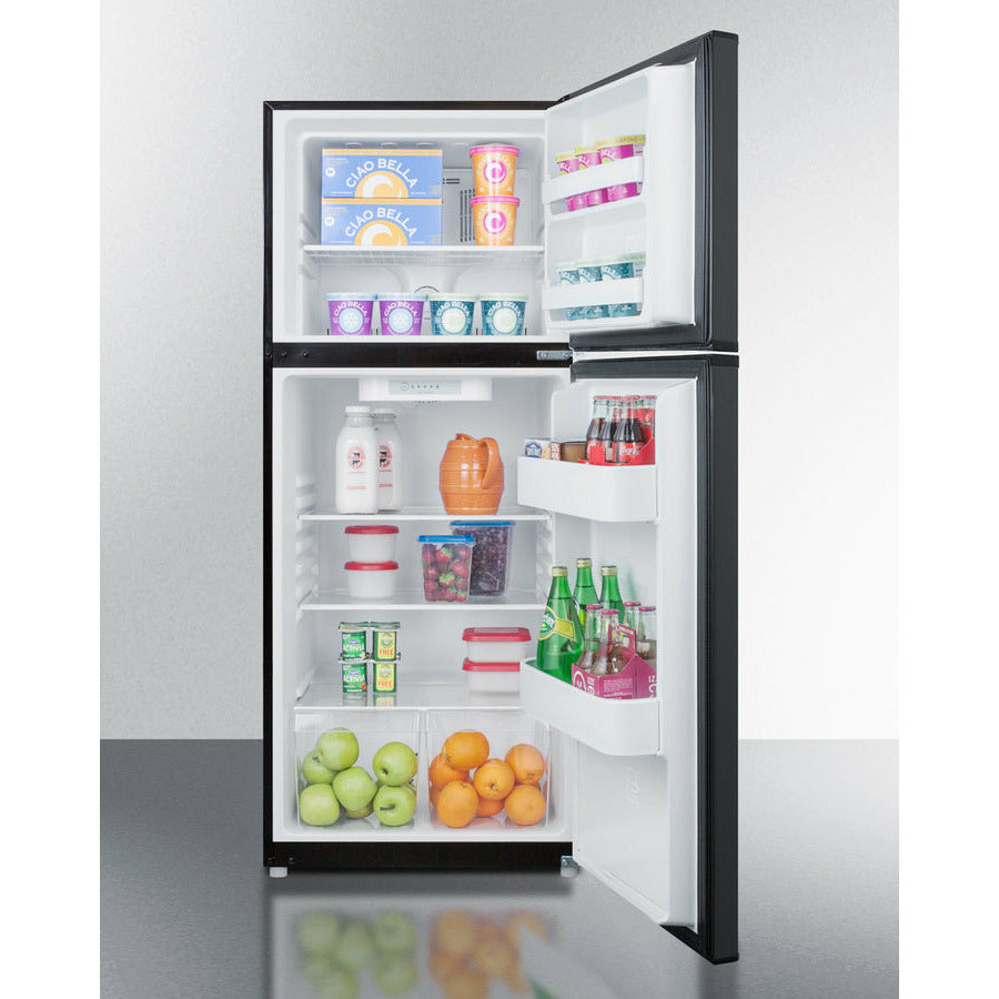 Summit 24" Wide 9.9 Cu. Ft. Top Freezer Refrigerator with ADA Compliant Design - FF1072B