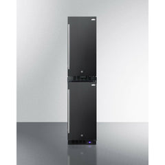 Summit 15" Built-In All-Freezer with 2.45 cu. ft. Capacity, Factory-Installed Lock, Adjustable Chrome Shelves, Frost-Free, Fingerprint Resistant, Digital Display - SCFF1533B