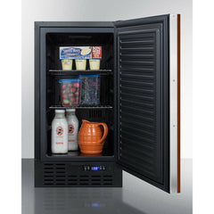 Summit 18" Wide Built-In All-Refrigerator (Panel Not Included) - FF1843BIF