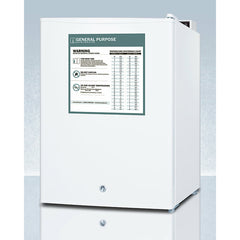 Summit Accucold 19" Wide 2.4 Cu. Ft. Compact All-Refrigerator - FF28LWHGP