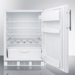 Summit 24'' Wide White Cabinet Built-in All-refrigerator - FF61WBI