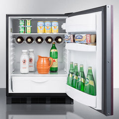 Summit 24" Wide Built-in All-Refrigerator, ADA Compliant (Panel Not Included) - FF63BKBIIFADA