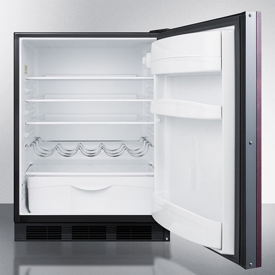 Summit 24" Wide Built-in All-Refrigerator, ADA Compliant (Panel Not Included) - FF63BKBIIFADA