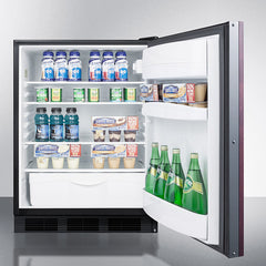 Summit 24" Wide Built-In All-Refrigerator, ADA Compliant (Panel Not Included) - FF6BKBIIFADA