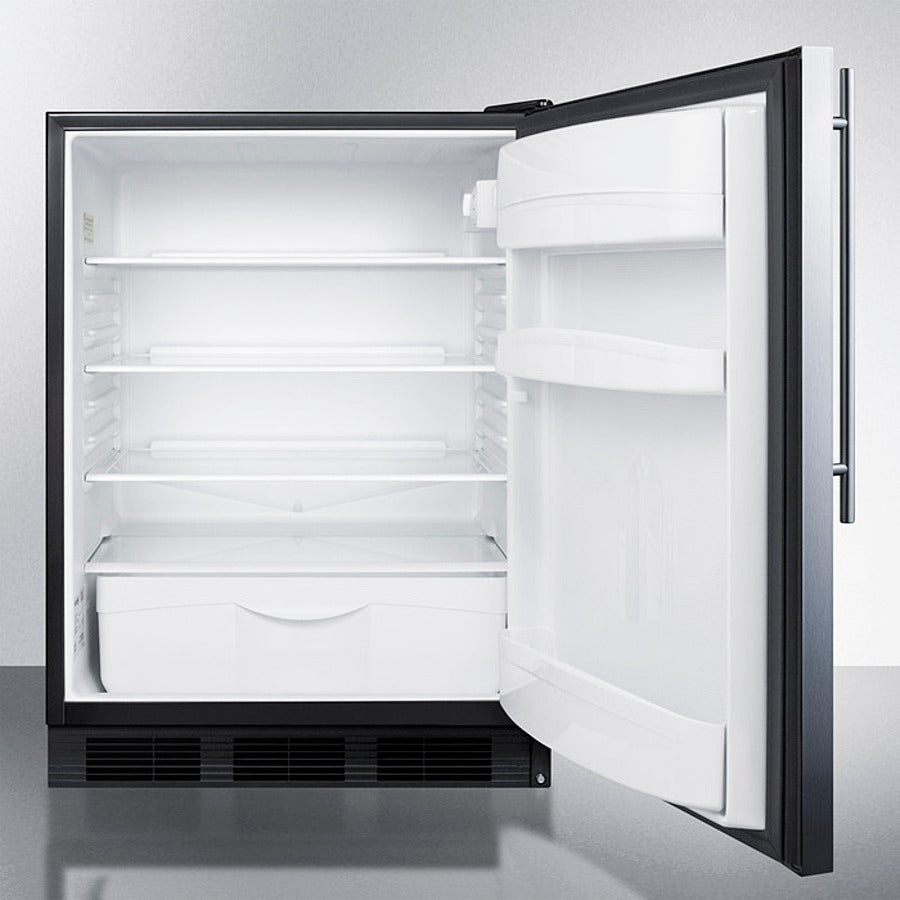 Summit 24" Wide Built-in All-refrigerator - FF6BK7SS
