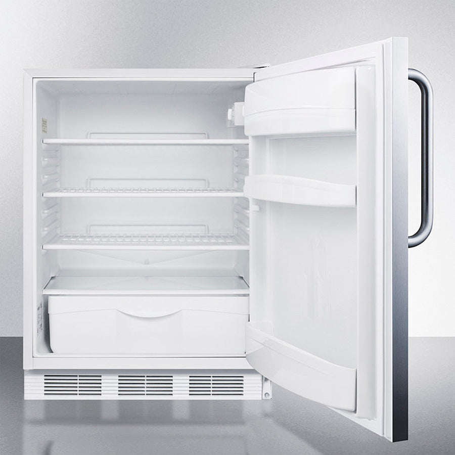 Summit 24" Wide Built-In All-Refrigerator, ADA Compliant - FF6LWBI7SS