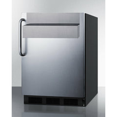 Summit 24" Wide Built-In All-Refrigerator, ADA Compliant, with Speed Rail - FF7BKBISSTBADASR