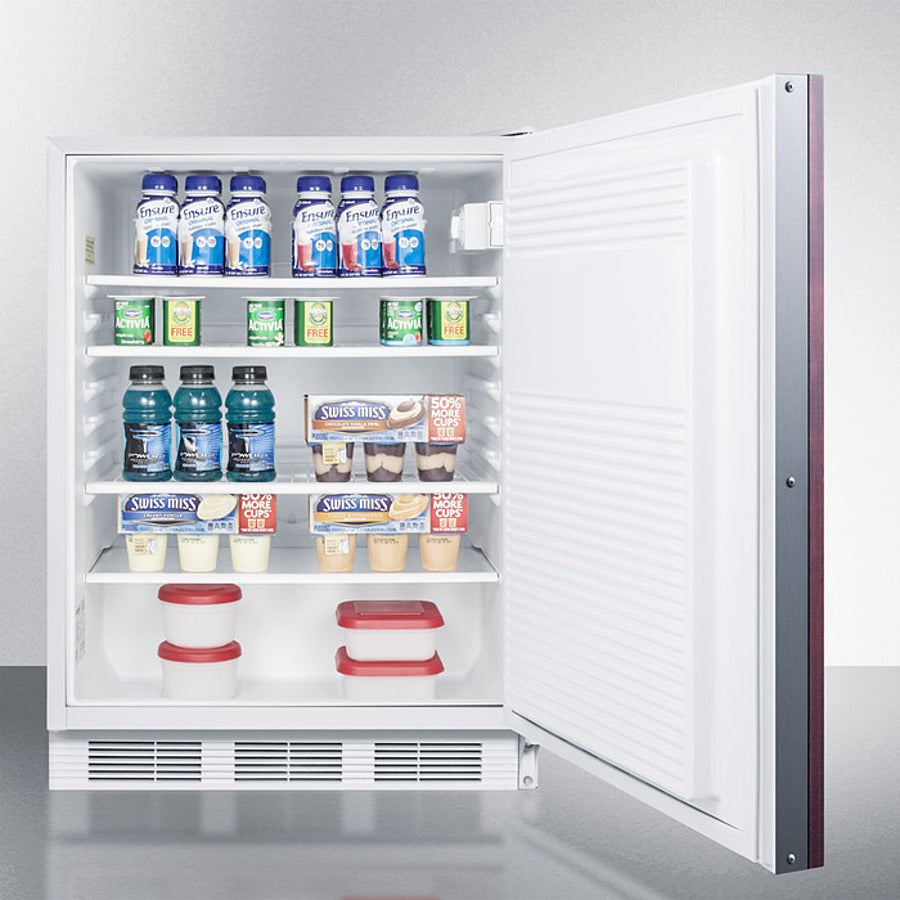 Summit 24" Wide Built-in All-refrigerator - FF7WBIIF