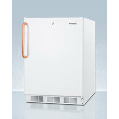 Summit 24" Wide Built-In All-Refrigerator with Antimicrobial Pure Copper Handle, ADA Compliant - FF7LWBITBCADA