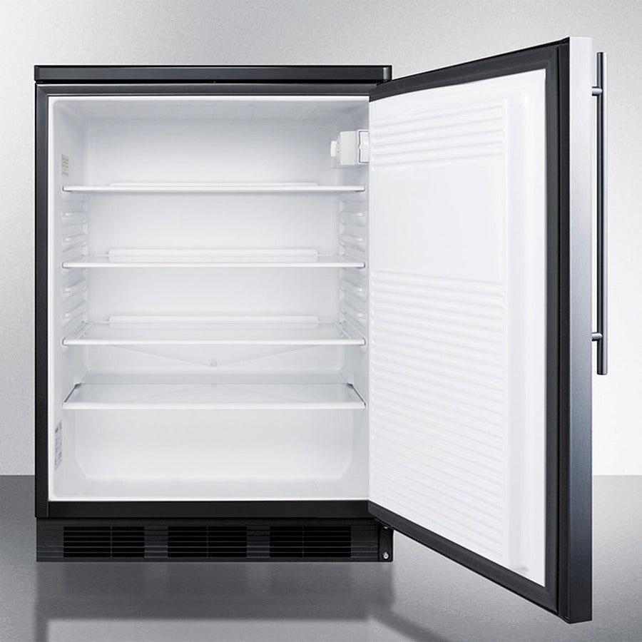 Summit 24" Wide All-refrigerator - FF7LBLKSS