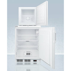 Summit 24" Wide All-Refrigerator/All-Freezer Combination - FF7LW-FS24LSTACKPRO