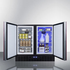 Summit 36" Wide Built-In Refrigerator-Freezer - FFRF36