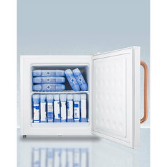 Summit 19" Compact All-Freezer with Antimicrobial Pure Copper Handle - FS24LTBC