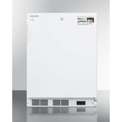 Summit 24" Wide MOMCUBE™ Breast Milk Freezer, ADA Compliant with 3.5 Cu. Ft. Capacity, Slide-Out Drawers, Digital Thermostat, Lock, 100% CFC Free - VT65MLBIMCADA