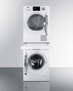 Summit 24" Washer & Dryer Set with Stackable 2.7 Cubic Feet Front Load Washer and 4.4 Cubic Feet Electric Dryer - LSWD24