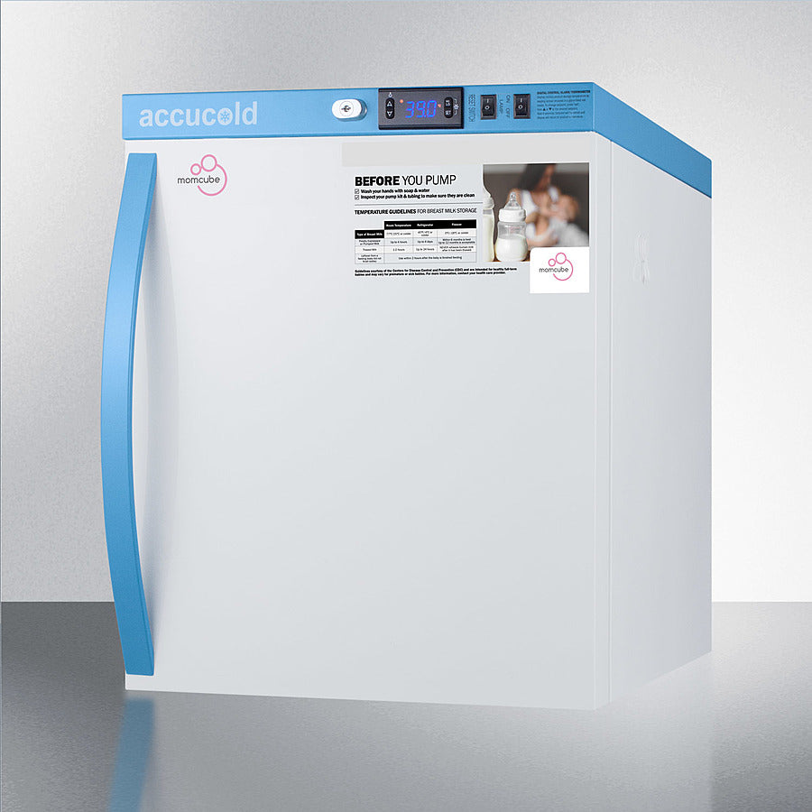 Summit 18" Countertop MOMCUBE™ 1 Cu.Ft. C Breast Milk Refrigerator - MLRS1MC