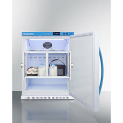 Summit 24" MOMCUBE™ 6 Cu.Ft.  Breast Milk Refrigerator, ADA Height - MLRS62BIADAMCLK