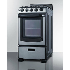 Summit 20" Wide Gas Range - PRO201SS