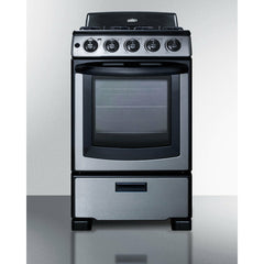 Summit 20" Wide Gas Range - PRO201SS
