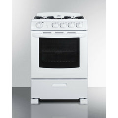 Summit 24" Wide Gas Range - RG244WS