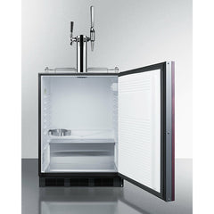 Summit 24" Wide Built-In Coffee Kegerator, ADA Compliant (Panel Not Included) - SBC58BLBIADAIFCMTWIN