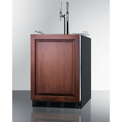 Summit 24" Wide Built-In Nitro-Infused Coffee Kegerator, ADA Compliant (Panel Not Included) - SBC58BLBIADAIFNCFTWIN