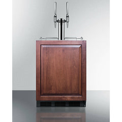 Summit 24" Wide Built-In Nitro-Infused Coffee Kegerator, ADA Compliant (Panel Not Included) - SBC58BLBIADAIFNCFTWIN