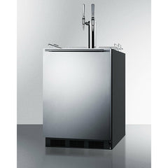 Summit 24" Wide Built-In Nitro-Infused Coffee Kegerator, ADA Compliant - SBC58BLBIADANCFTWIN