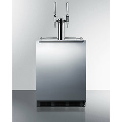 Summit 24" Wide Built-In Nitro-Infused Coffee Kegerator, ADA Compliant - SBC58BLBIADANCFTWIN