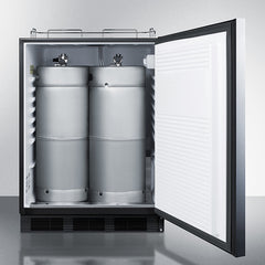 Summit 24" Wide Built-In Kegerator, ADA Compliant (Panel Not Included) - SBC58BLBI