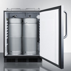 Summit 24" Wide Built-In Kegerator, ADA Compliant (Panel Not Included) - SBC58BLBI