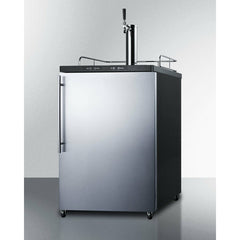 Summit 24" with 5.6 cu. ft. Capacity, Automatic Defrost, Digital Thermostat Wide Kegerator - SBC635M7SS