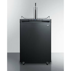 Summit 24" Wide Built-In Kegerator Beer Dispenser with 5.6 cu. ft. Capacity, Deep Chill Function, Digital Thermostat - SBC635MBI
