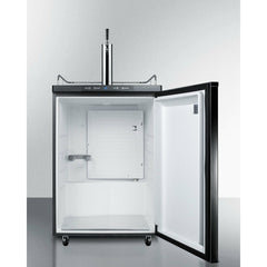 Summit 24" Wide Built-In Kegerator Beer Dispenser with 5.6 cu. ft. Capacity, Deep Chill Function, Digital Thermostat - SBC635MBI