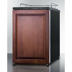 Summit 24" Wide Built-In Kegerator, Beer Dispenser with 5.6 cu. ft. Capacity, Deep Chill Function, Digital Thermostat, Automatic Defrost(Panel Not Included) - SBC635MBINK