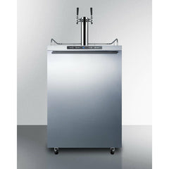 Summit 24" Wide Outdoor Kegerator with 5.6 cu. ft. Capacity, Dual Tap System, Digital Thermostat - SBC635MOS7