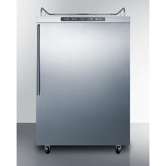 Summit 24" Wide Outdoor Kegerator with 5.6 cu. ft. Capacity, Automatic Defrost, Digital Thermostat - SBC635MOS7NK