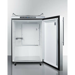 Summit 24" Wide Outdoor Kegerator with 5.6 cu. ft. Capacity, Automatic Defrost, Digital Thermostat - SBC635MOS7NK