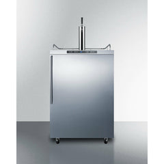 Summit 24" Wide Outdoor Kegerator, Freestanding Beer Dispenser - SBC635MOS7