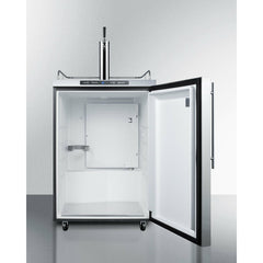 Summit 24" Wide Outdoor Kegerator, Freestanding Beer Dispenser - SBC635MOS7