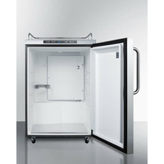 Summit 24" Wide Outdoor Kegerator with 5.6 cu. ft. Capacity, Automatic Defrost, Digital Thermostat - SBC635MOS7NK