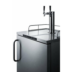 Summit 24" Wide Outdoor Kegerator with 5.6 cu. ft. Capacity, Dual Tap System, Digital Thermostat - SBC635MOS7