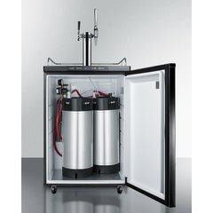 Summit 24" Wide Coffee Kegerator - SBC635M7CMTWIN