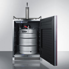 Summit 24" Wide Built-In Kegerator (Panel Not Included) - SBC677BIIF