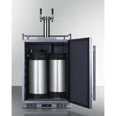 Summit 24" Wide Built-In Cold Brew Coffee Kegerator - SBC682CFTWIN