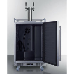 Summit 24" Wide Built-In Cold Brew Coffee Kegerator - SBC682CFTWIN