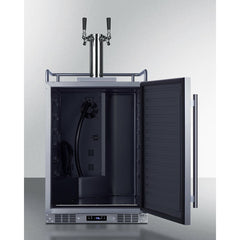 Summit 24" Wide Built-In Cold Brew Coffee Kegerator - SBC682CFTWIN